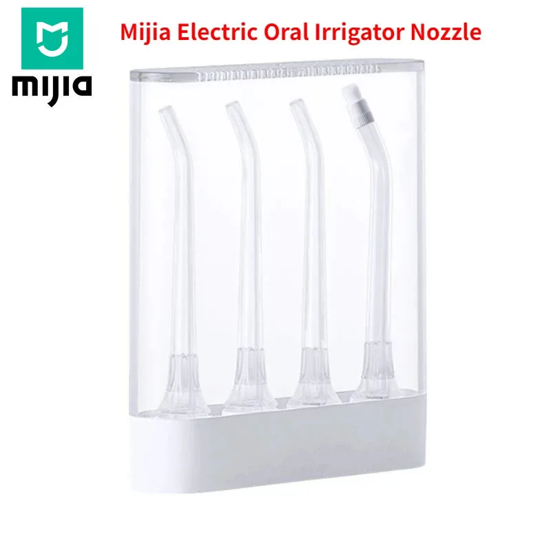 MIJIA-Portátil Oral Irrigador Bico Peças Sobressalentes Pack Kits, Dentes Whitening Flosser Água, Acessórios de pulverização originais, MEO701