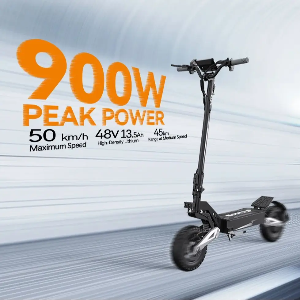 OOTD T10 سكوتر كهربائي 900 واط ذروة الطاقة 48V13AH مجموعة كبيرة مدينة سكوتر كهربائي LED مجموعة ل 11 بوصة المحمولة سكوتر كهربائي
