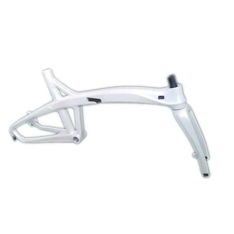 Carbon fiber folding car frame 20-inch disc brake quick release, ultralight bicycle city car with front fork