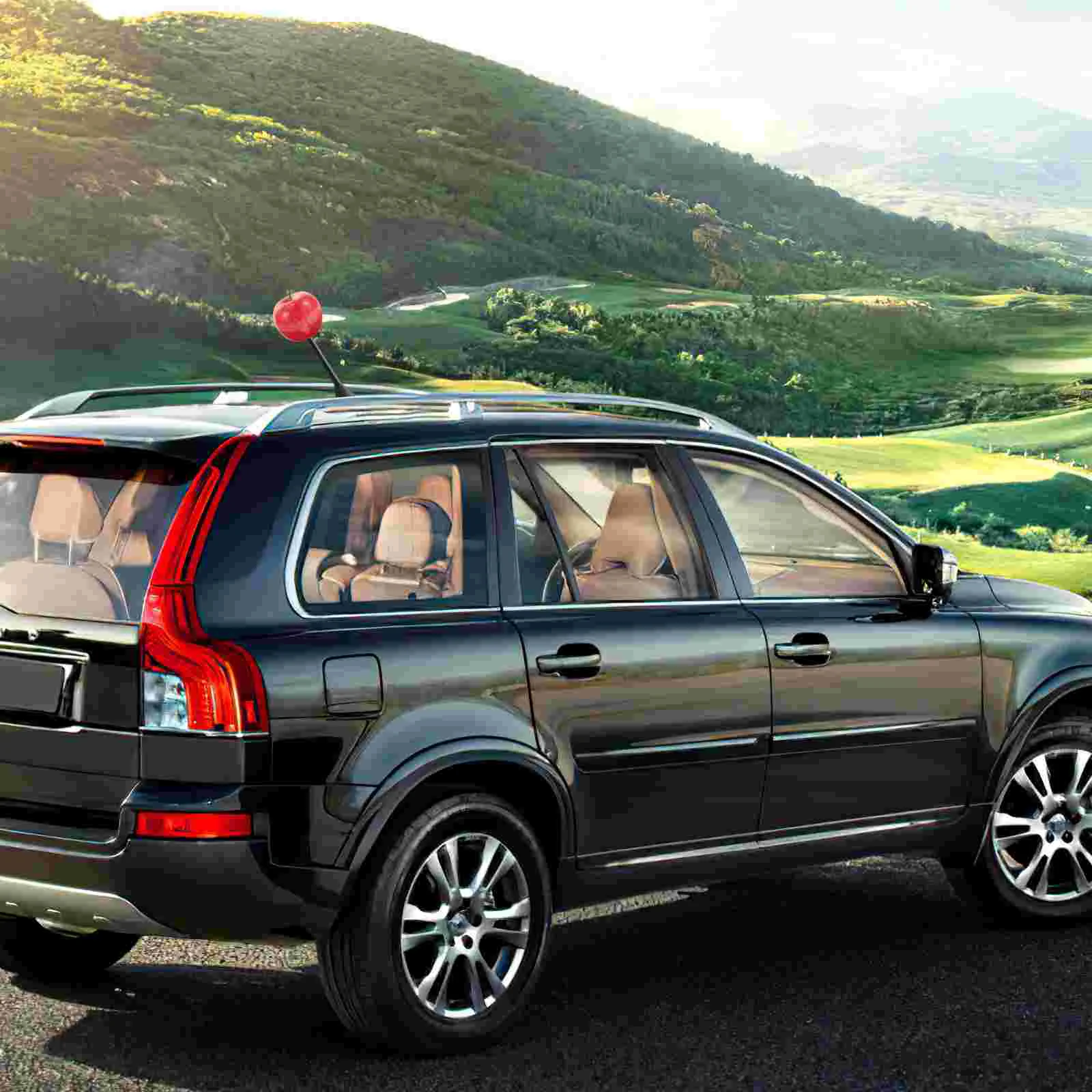 هوائي السيارة القبعات العالية ديكورات السيارة الخارجية لطيف الفاكهة هوائي السيارة توبر السيارات مرآة المتدلي لطيف لوحة القيادة الملحقات ل Wo #4