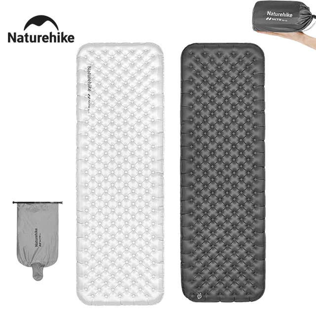 Naturehike 2024 Materac dmuchany kempingowy Ultralekki 6,5 Wysoki R-Value Zimowy ciepły 10 cm Gruby materac dmuchany Przenośne maty do spania na zewnątrz
