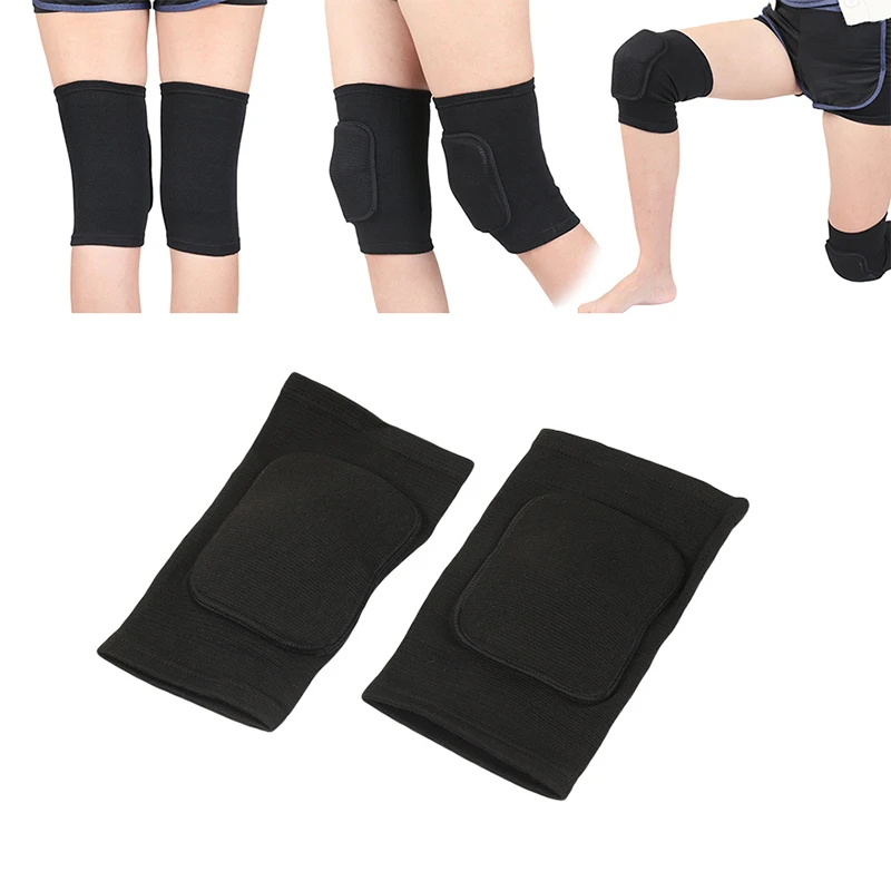 1Pair Sports Knee Pad Adults Kid Dance Knee Protector Elastic Thicken Sponge Knees Brace Support for Gym Yoga Workout Training