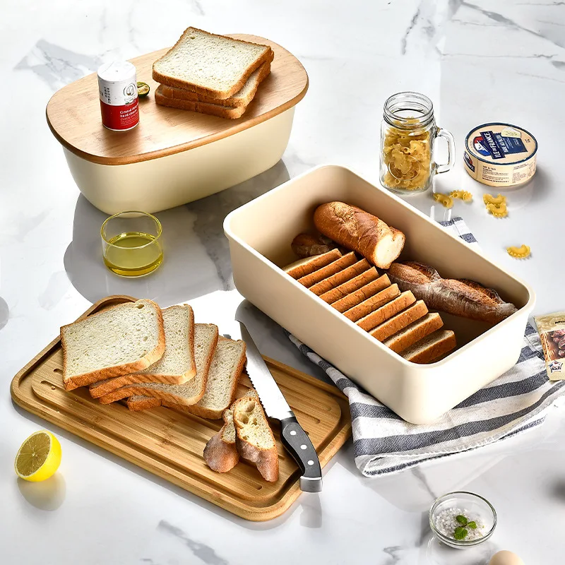 

Bread storage box Baked food grade sealed storage box Special storage box for toast Fruit box