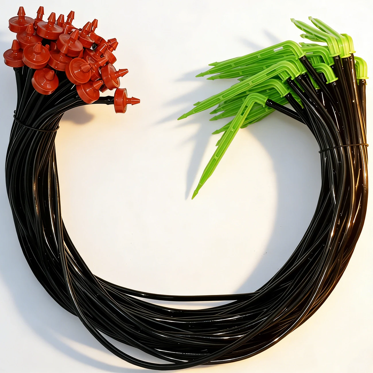 

Комплект для капельного полива KESLA, 50 шт., 2 л/ч, с дождевателями-стрелами, для сада, огорода, цветов, овощей, теплиц, шланг 3/5 мм