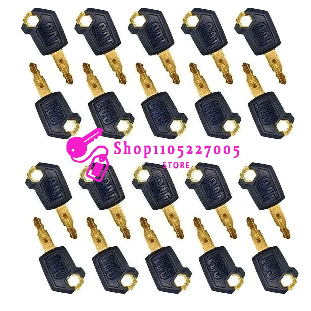 20/10/5/1 SZT. Nowe kluczyki wysokiej jakości 5P8500 do zapłonu, uruchamiania i zamka drzwi do koparki, spycharki, ładowarki