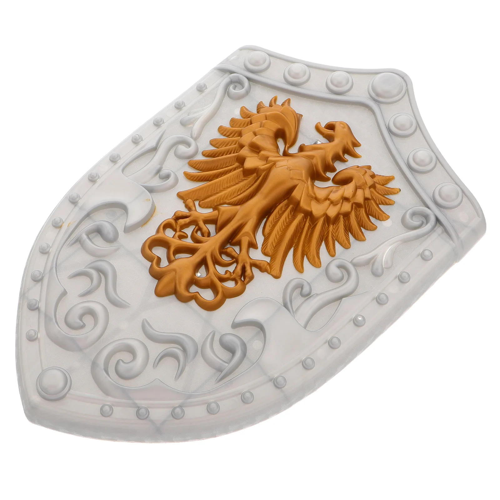 

Medieval Knight For Cosplay Plastic Play Vintage Style Decorative Prop Stage Performance Accessory Pretend Play Shield