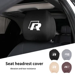 Car Seat Headrest Protective Cover Anti-Dirty Pillow Protector For VW Passat Golf Tiguan Polo Scirocco Jetta CC T-ROC Touareg