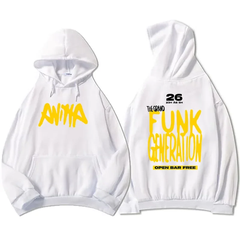 Album Funk Generation Graphic Hoodies Anitta Printing Sweatshirts Streetwear Hip Hop Winter Long Sleeve Pullovers Hooded Clothes