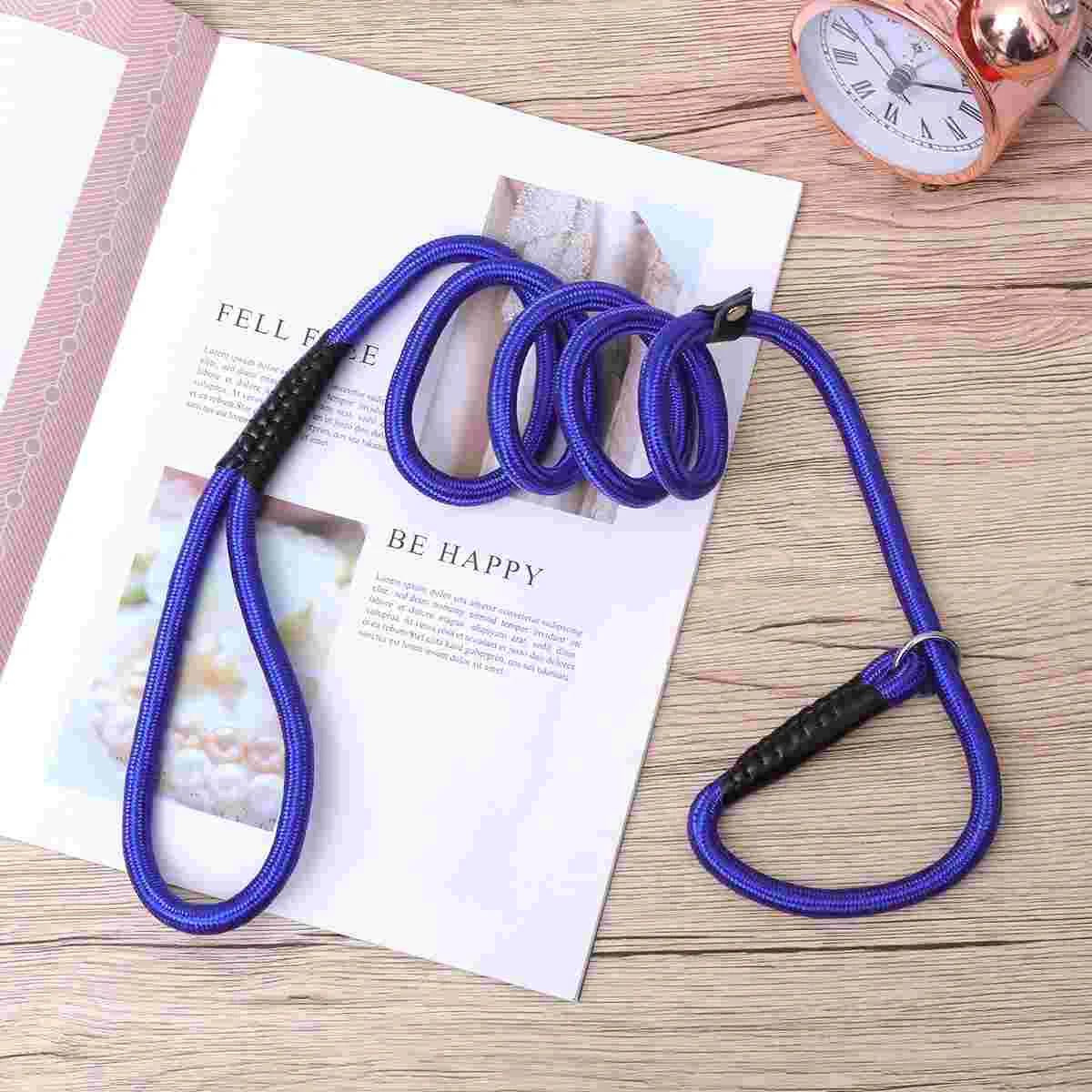 

135 Cm Tow Strap Nylon Leash and Collar Pet Dog Lead Rope Walk The Brown Training