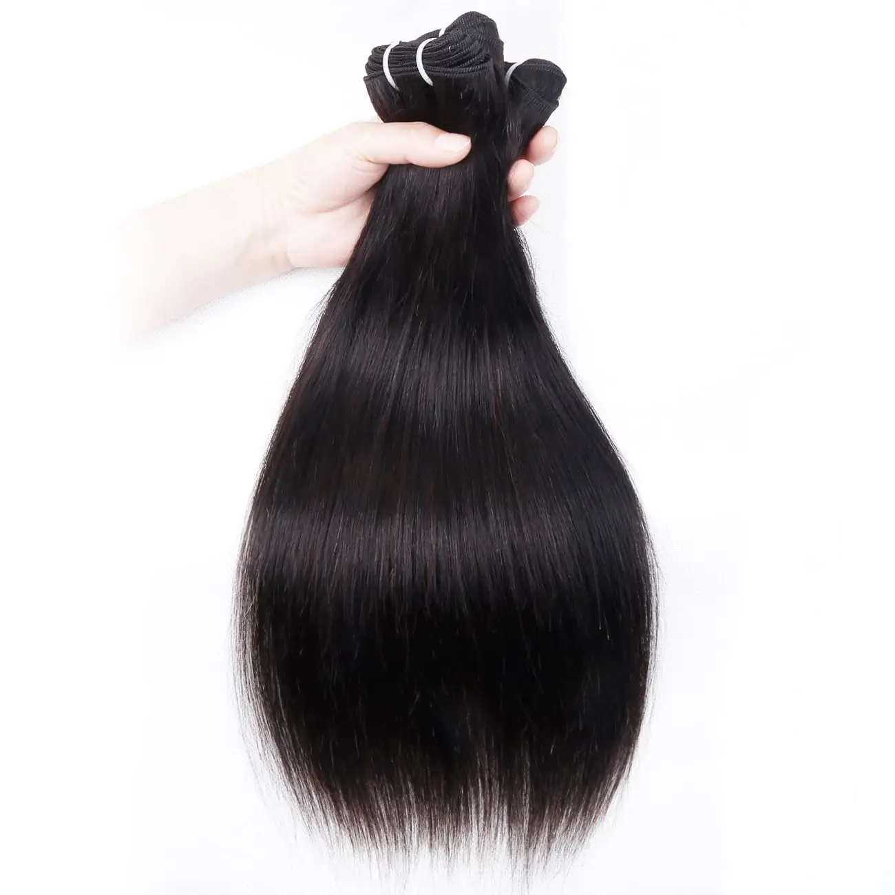 Addbeauty Bundles Human Hair Straight Unproccessed Raw Virgin Human Hair Weaving 100g/pc Brazilian Human Hair Bundles Natural