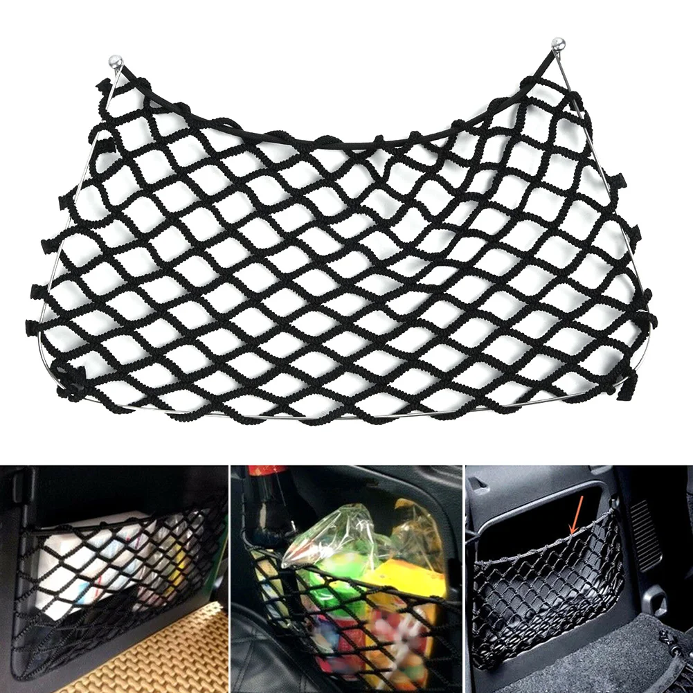 Anti-corrosion Net Bag Pocket Black Accessories String For Benz Smart Fortwo 451 2009-2014 Universal High Quality Replaces Tool