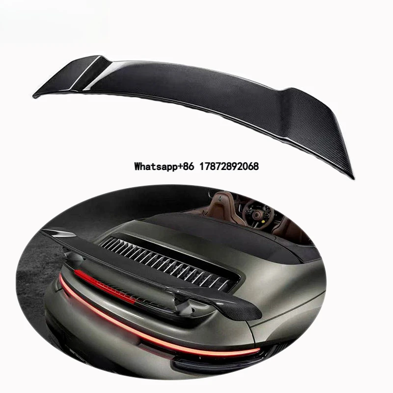 High Quality Car Wings for 911 992 Turbo S Te Style Dry Carbon Fiber Spoiler