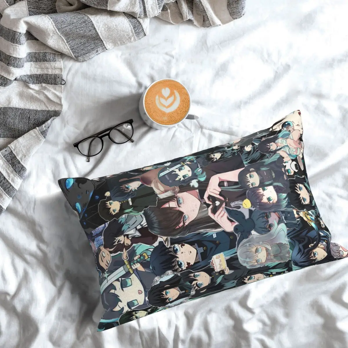 

Muichiro Tokito Rectangle Pillowcase Cushion Cover Decor Bedroom Bed Home Comfort Throw Pillow