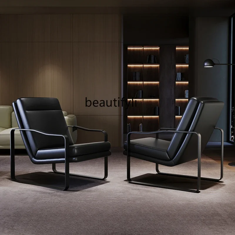 

Italian Couch Light Luxury Single Sofa Minimalist Creative Single Leisure Chair