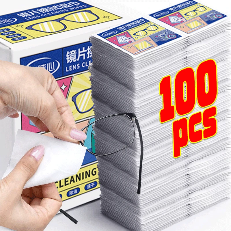 10-100pcs High Quality Cleaning Cloth Glasses Cleaner Cleaning Cloth for Glasses Cloth Len Phone Screen Cleaning Wipes Wholesale