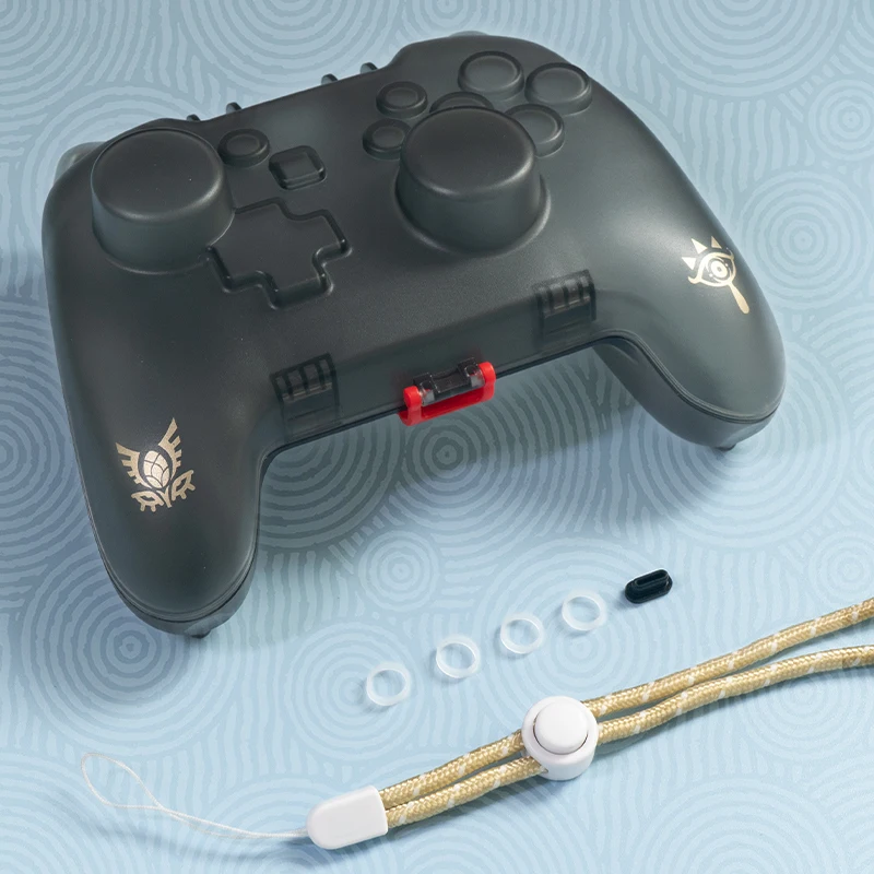 Funda protectora de cristal transparente para Nintendo Switch Pro, carcasa protectora con puerto de carga