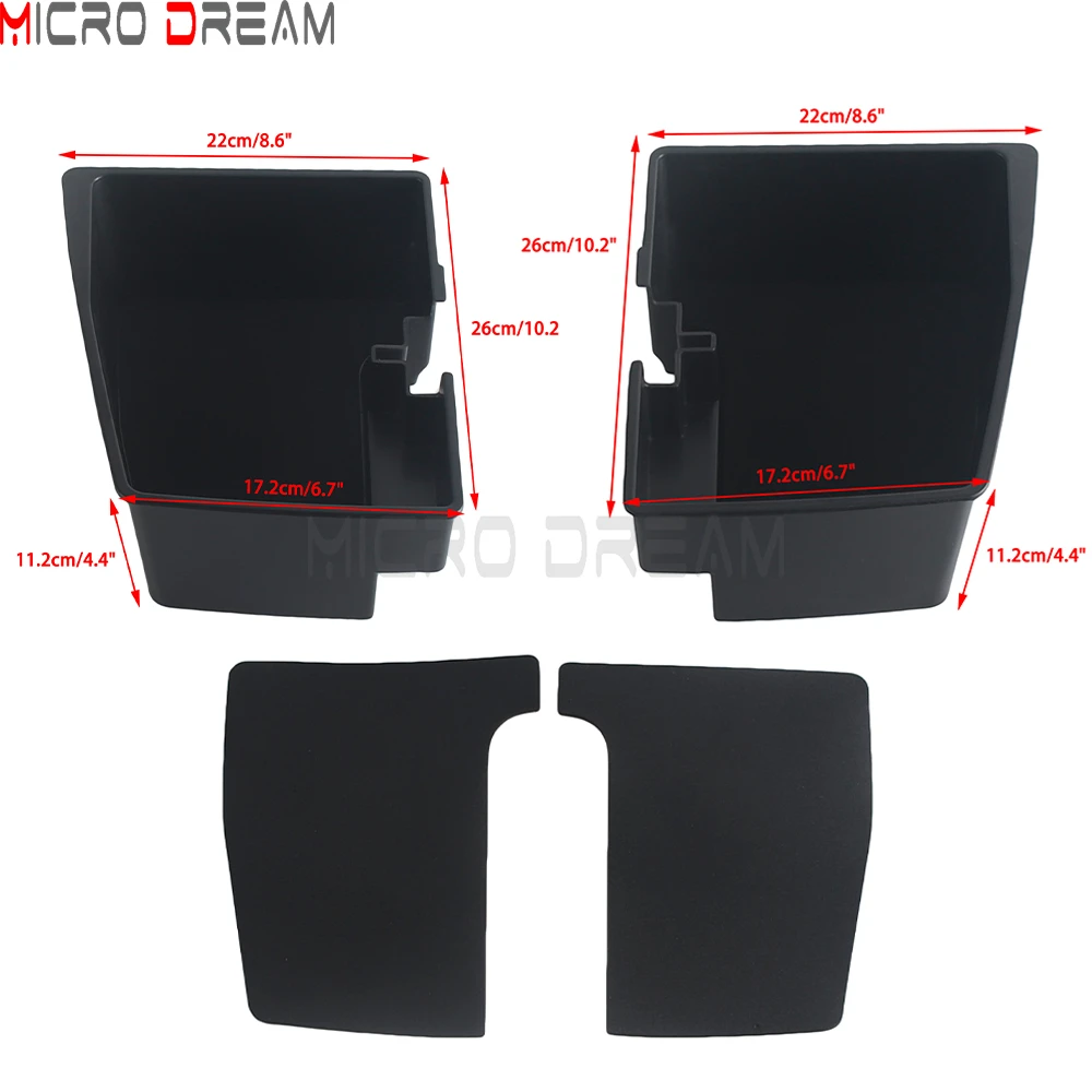 Hard Saddlebag Tray Organizer Storage Tool Box For Harley Touring FLHXU 2025 FLHXSE FLTRXSE 23-25 FLHX FLTRX FLTRXSTSE 2024-Up