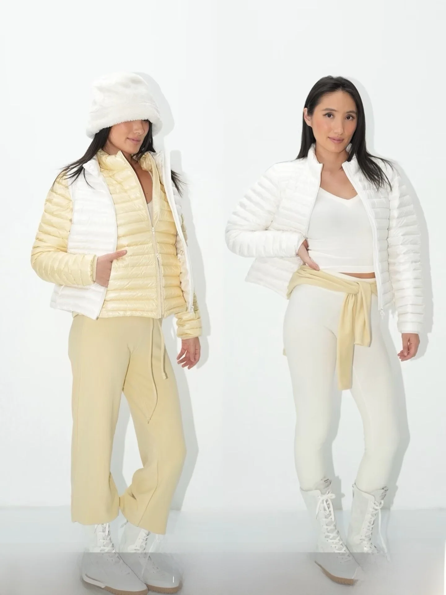 

Женская короткая пуховая куртка WellD с двойной молнией, утепленная, с ребристой отделкой по талии, на осень-зиму