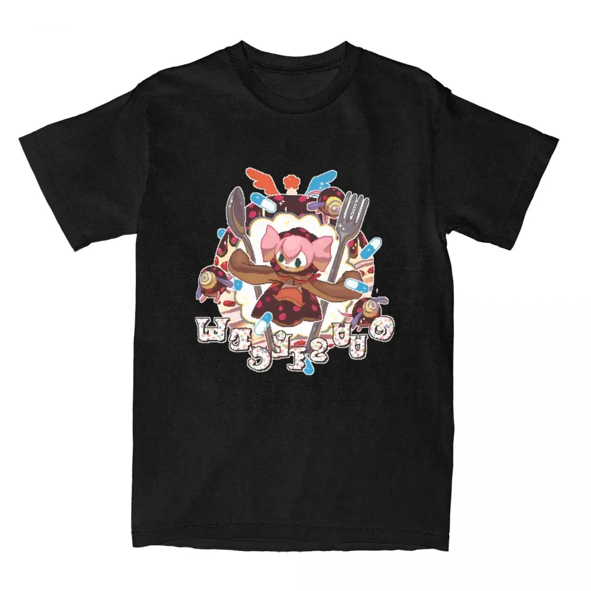 Camiseta con estampado gráfico de bruja mágica para hombres y mujeres, ropa de algodón puro, mercancía de Anime, Madoka, novedad