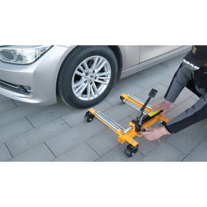 Car Mover Dolly, Lever Hydraulic Gear Type Vehicle Moving Tool for Parking & Towing