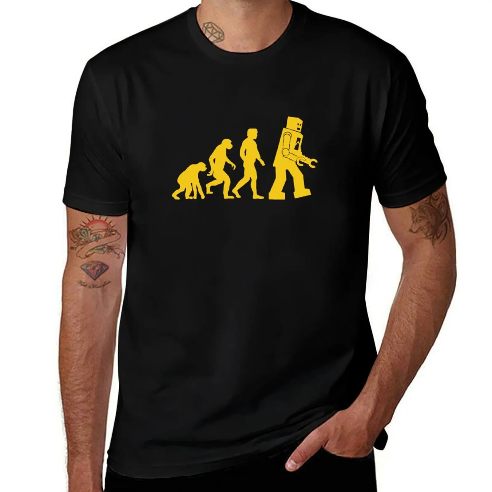 Robot Evolution T-Shirt new edition custom t-shirts tshirts personalised heavyweight t shirts for men