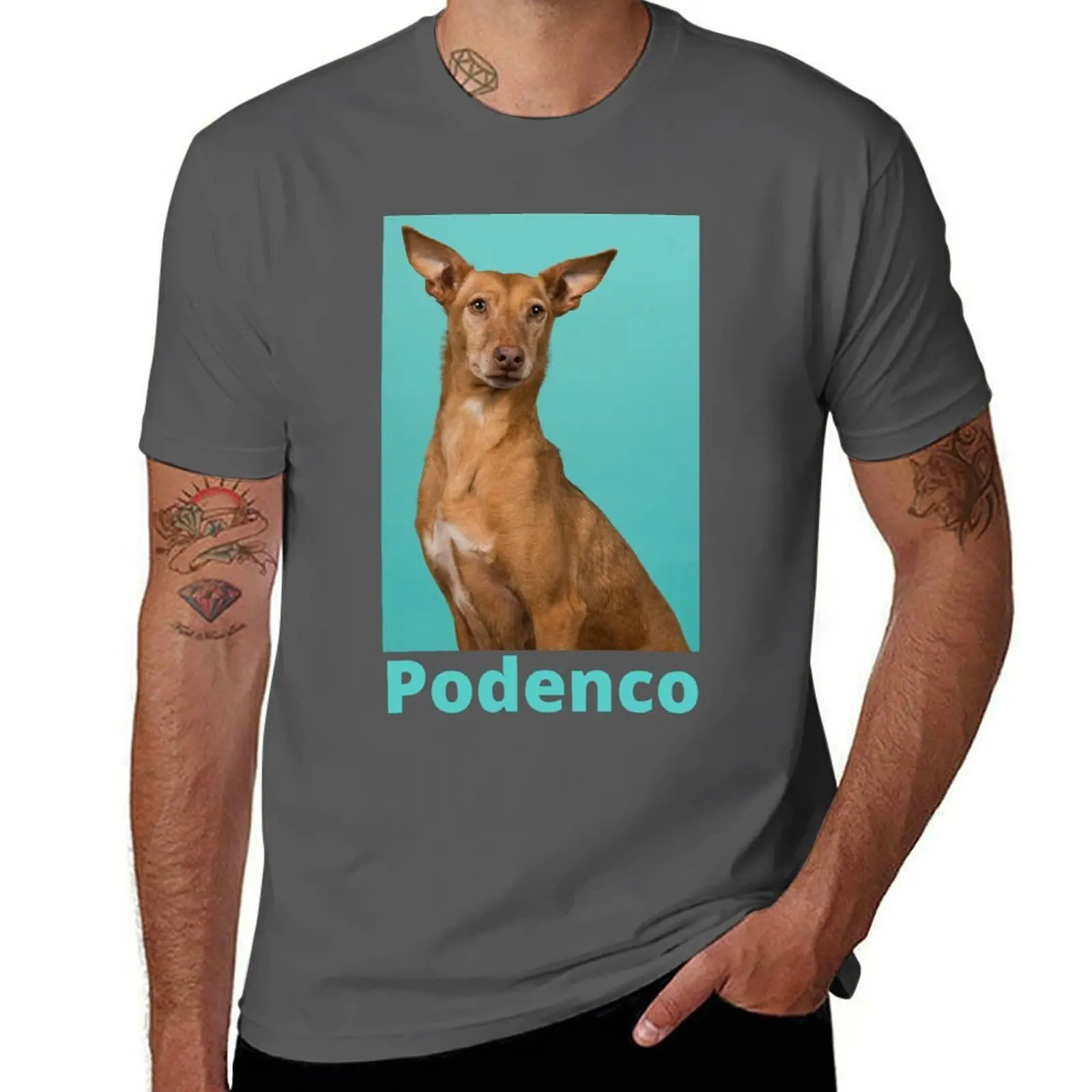 

Podenco T-Shirt Fashion Print Casual Short Sleeve