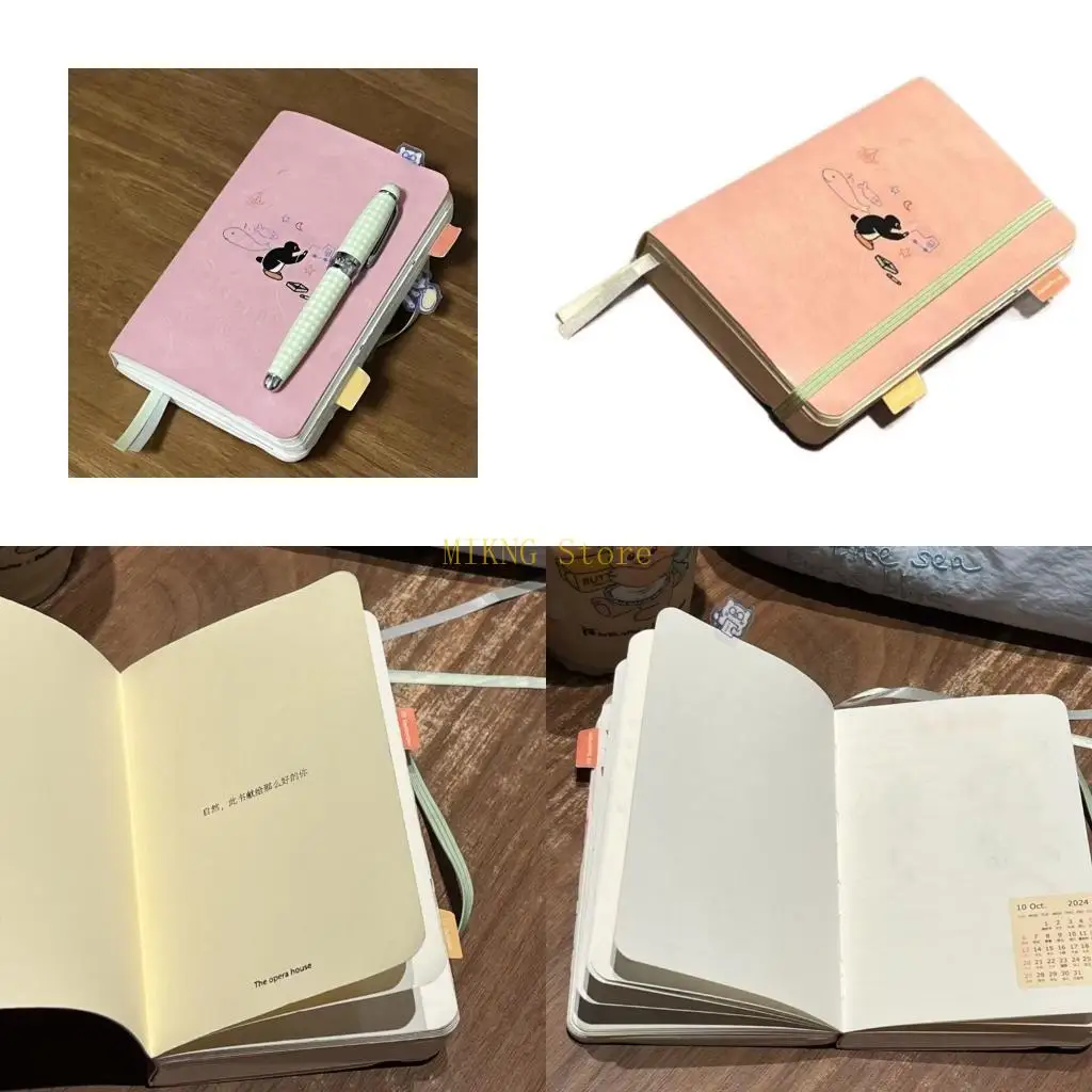 レザーノートパッド360ページポケットノートノートブック学生オフィスのためのポータブルジャーナルジャーナリングベストセールを取る