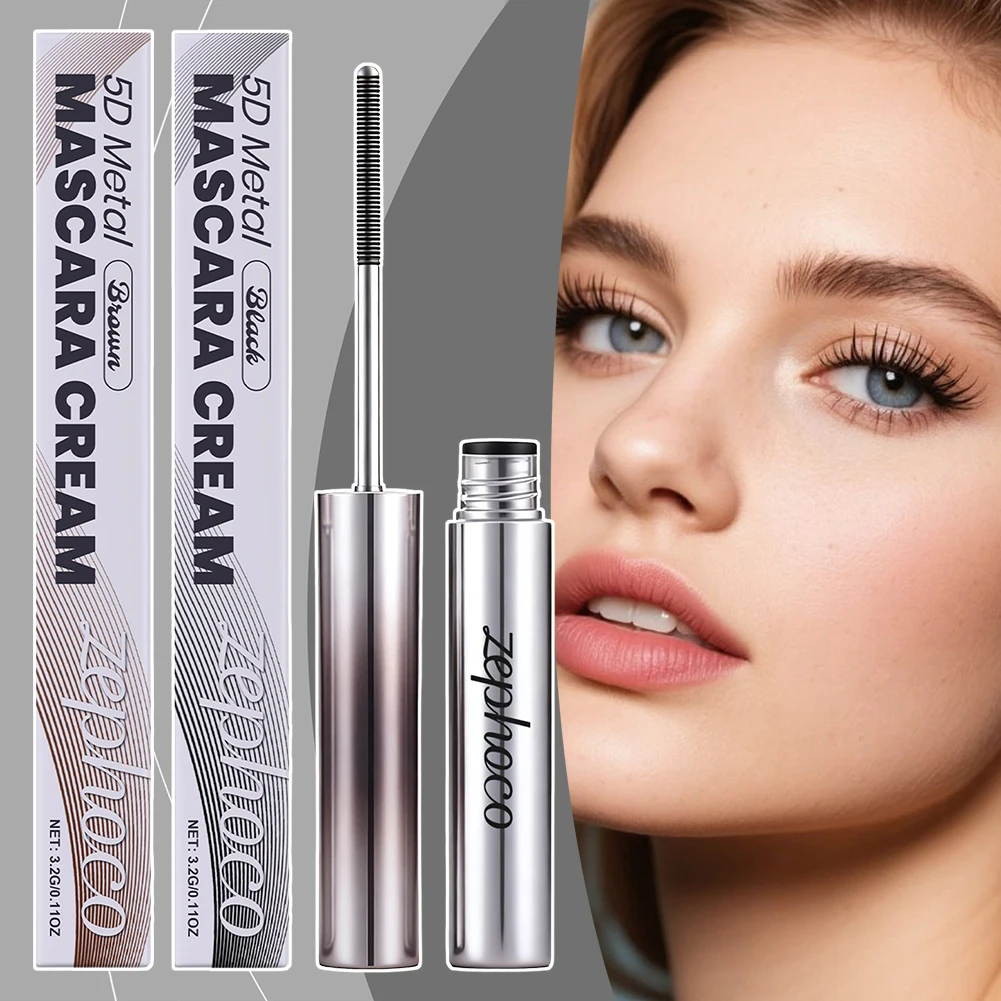 3.2 جرام ماسكارا نحيلة سريعة الجفاف إطالة الشباك غير متكتل الرموش أسود/بني العين السوداء الجمال ماكياج رموش فرشاة #1