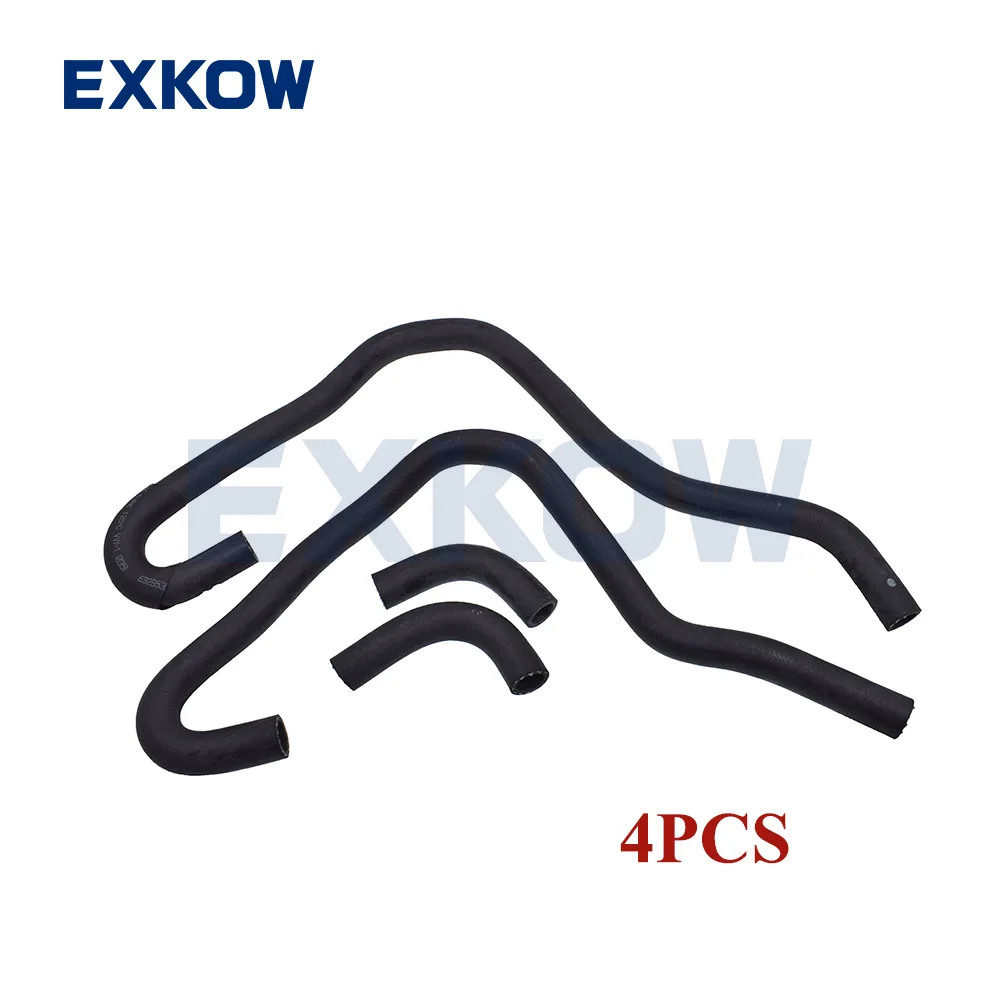 4PCS Heater Water Hose Kits for Mitsubishi Pajero Montero 3 MK3 V63 V65 V67 V73 V75 V77 6G72 6G74 6G75 2000-2006 MR535980