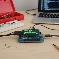 3.12 Inch OLED Display Module SSD1322 256x64 For Arduino STM32 SPI I2C Interface With Pre-soldered Pin Header