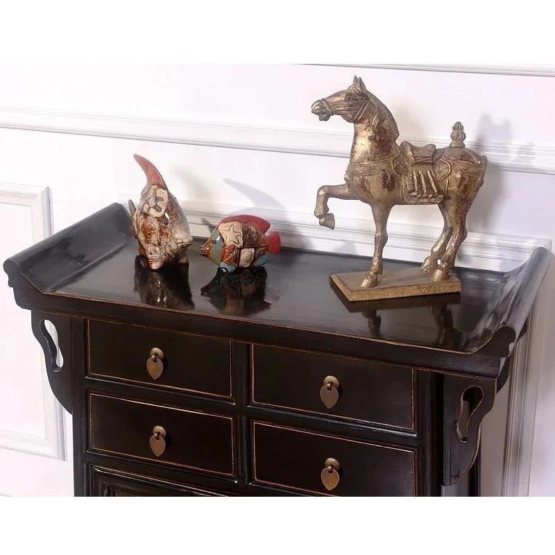 خزانة مدخل مقلوبة، قسم بهو، خزانة جانبية للتخزين قديمة وقديمة #5