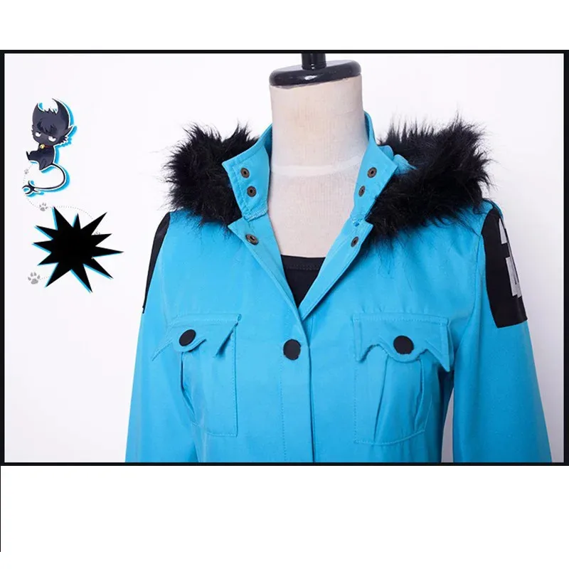 Аниме Servamp Sleepy Ash Kuro костюмы для косплея вампир черный кот униформа Хэллоуин карнавальные наряды куртка брюки на заказ