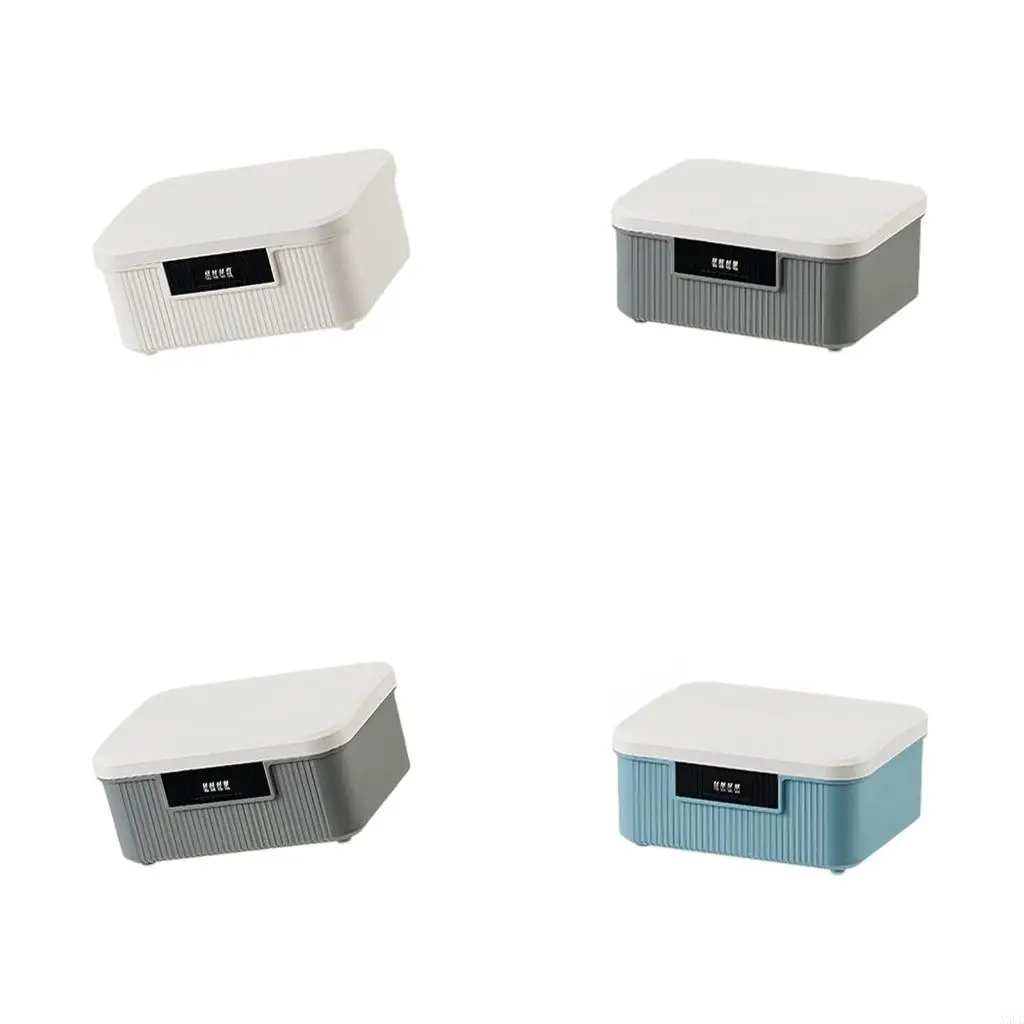 

9L Confidential Document Storage Case Stackable ABS Construction Safe Box X3UC