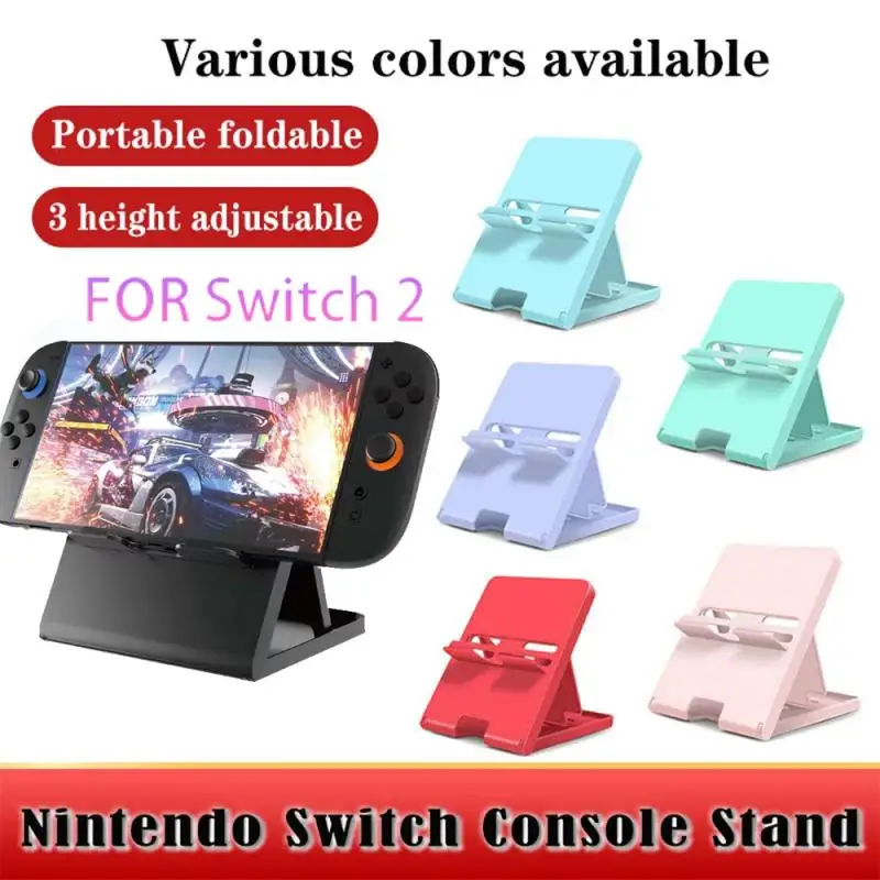 Base de support pliable, support de jeu pliable pour Console Nintendo Switch 2 Lite, support multi-angle Portable, support de jeu Compact