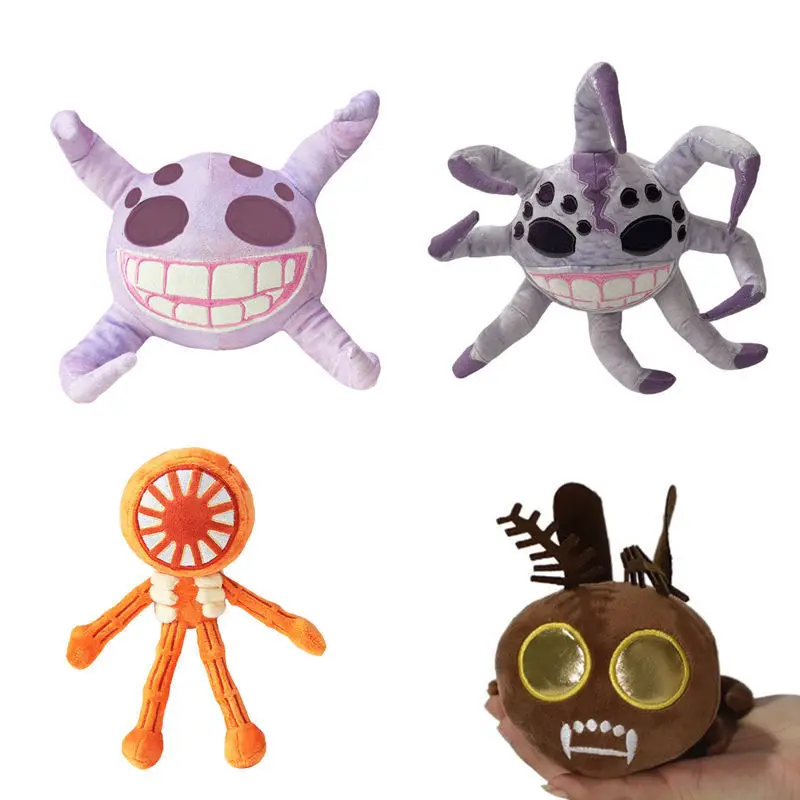 لعبة رعب العثة القطيفة، دمية محشوة على طراز لعبة مدخل الفندق المخيف، شخصية ناعمة 2 هدية قابلة للجمع على شكل وحش