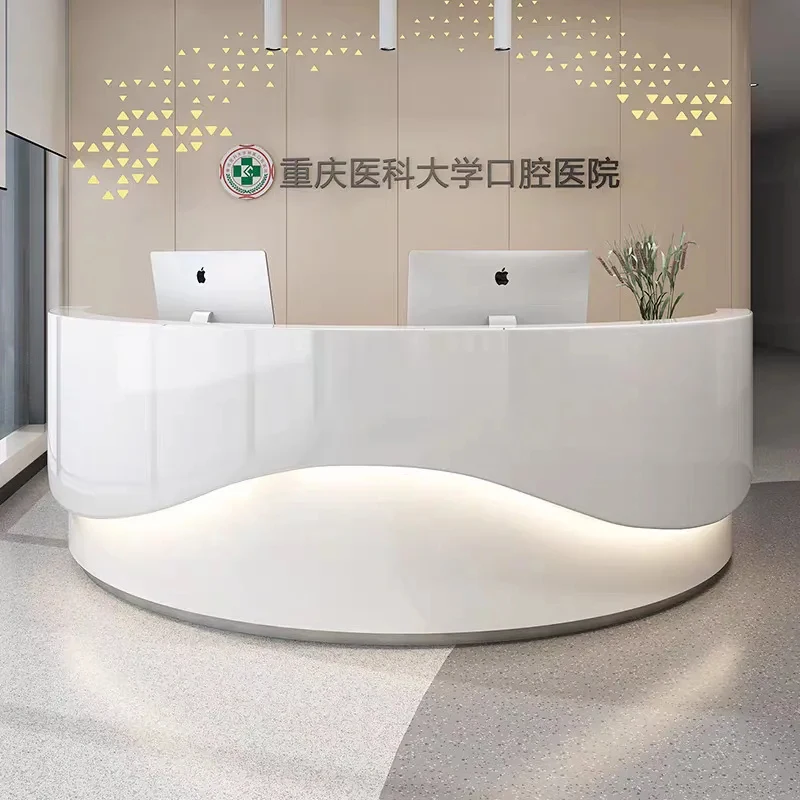 custom.Custom Size Fast Assembly Design China Leading Broadcast Desk Studios Professional Broadcast Desk Reception Desk Manufact