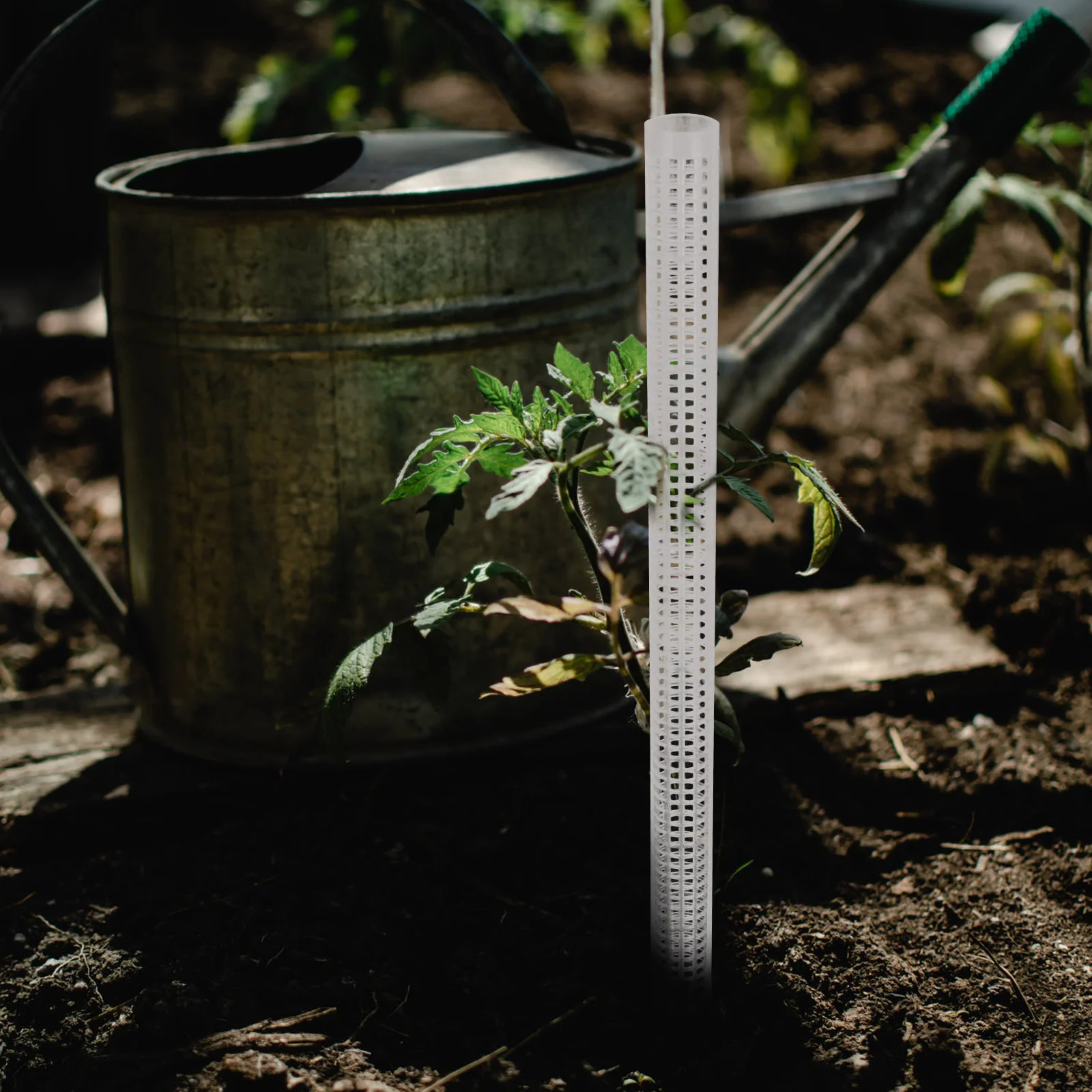 

2Pcs Plant Climbing Column Plastic Moss Pillar Resistant Flower Climbing Support Tool for Potted Plants Garden Use