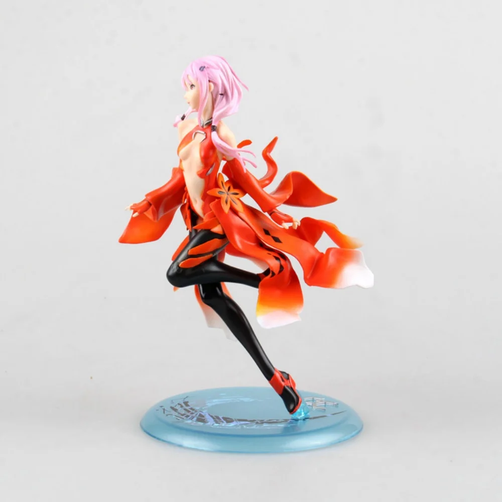18CM Anime Guilty Crown Yuzuriha Inori Figure 1/8 Standing Anime Game Model Toy Gift Doll Collection Action Figure PVC