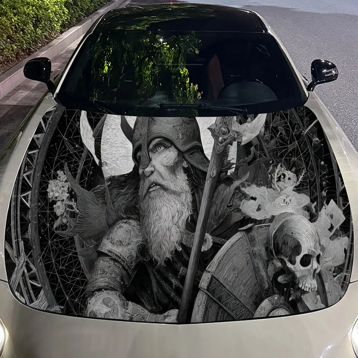 ملصقات غطاء السيارة ذات اللون الأحادي الغامض - لفافة فينيل ذاتية اللصق ومقاومة للماء ومتينة، وتزيين وحماية كاليفورنيا الخاصة بك #4