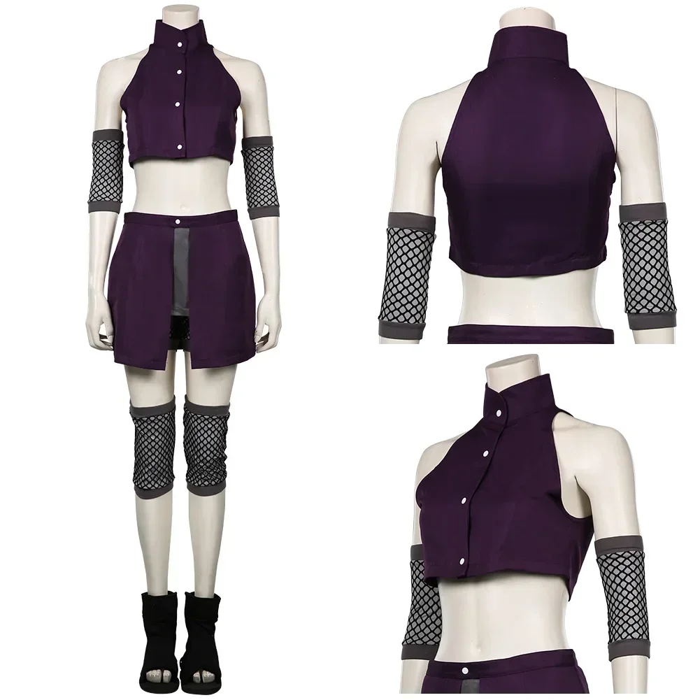 

Yamanaka Ino Cosplay Costume Women Skirt Outfits Halloween Carnival Suit Custom