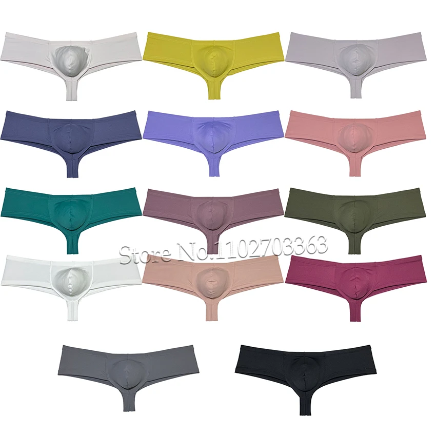 Bragas atrevidas para Hombre Hipster cobertura de media cadera Bikini brasileño Boxers calzoncillos ropa interior Hombre