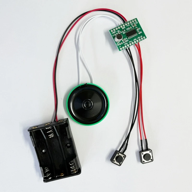 DIY Voice Greeting Card Chip Recordable Voice Sound Chip Module Dry Battery Light-Sensing Recording Play Once