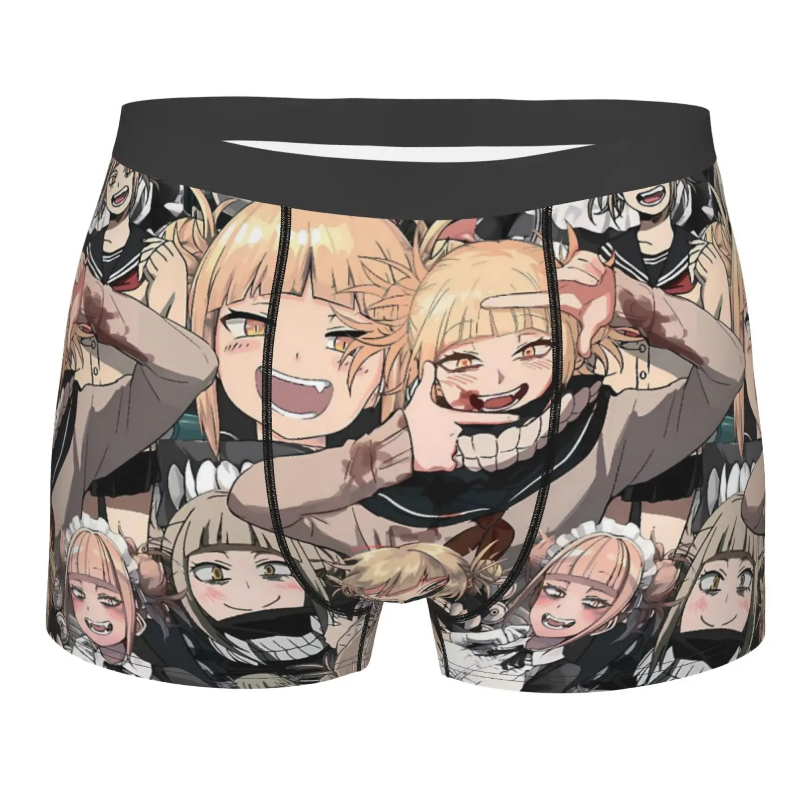 

Himiko Toga Tribute Pattern Boku No My Hero Academia Manga Underwear Men Printed Boxer Briefs Shorts Panties Soft Underpants