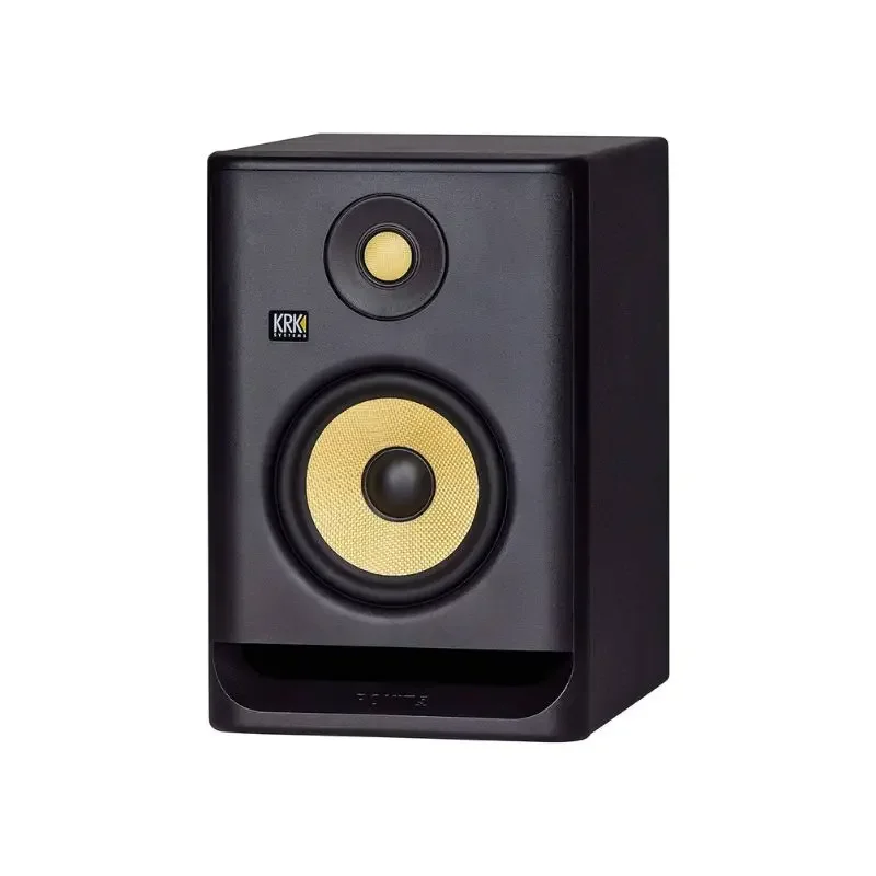 KRK Speaker RP5 Rokit 5 G4 Professional Studio  Pair with Bi-Amp Power, Black