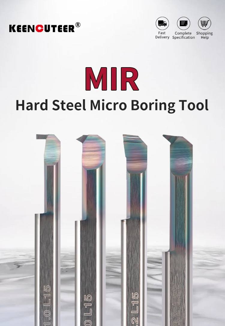 1 Stück Hartmetall-Bohrwerkzeug für kleine Bohrlöcher, CNC-Innenbohrwerkzeug aus Wolframstahl, MTR/MGR/MIR/MQR, für präzises Bohren – Detail 1
