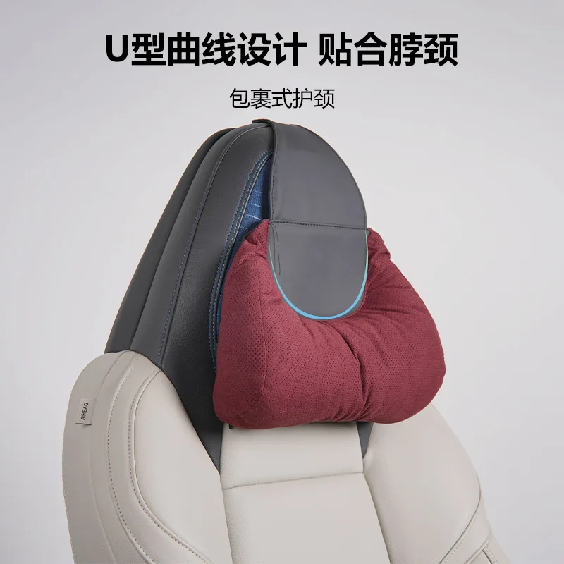 Car Headrest Seat Neck Pillow for Maybach Class S Benz Four Seasons Traveling Neck Support Cushion U-shaped Headrest Accessories