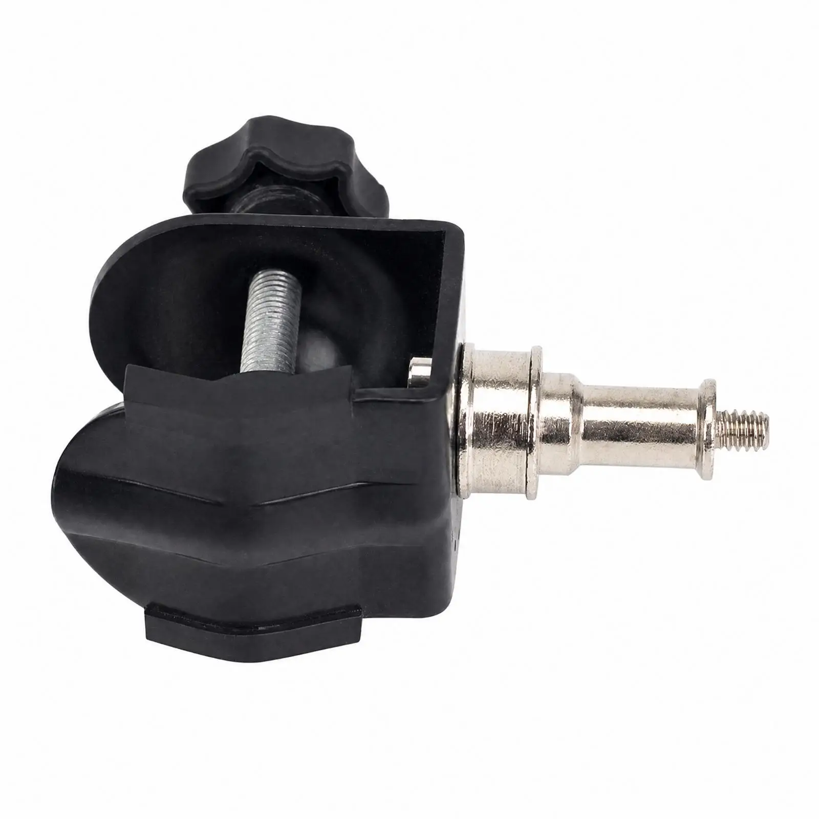 Metal C-Shaped Clamp with 1/4-Inch Mounting Stud Adjustable Padded C-Shaped Clamp with Threaded Stud Versatile Compact