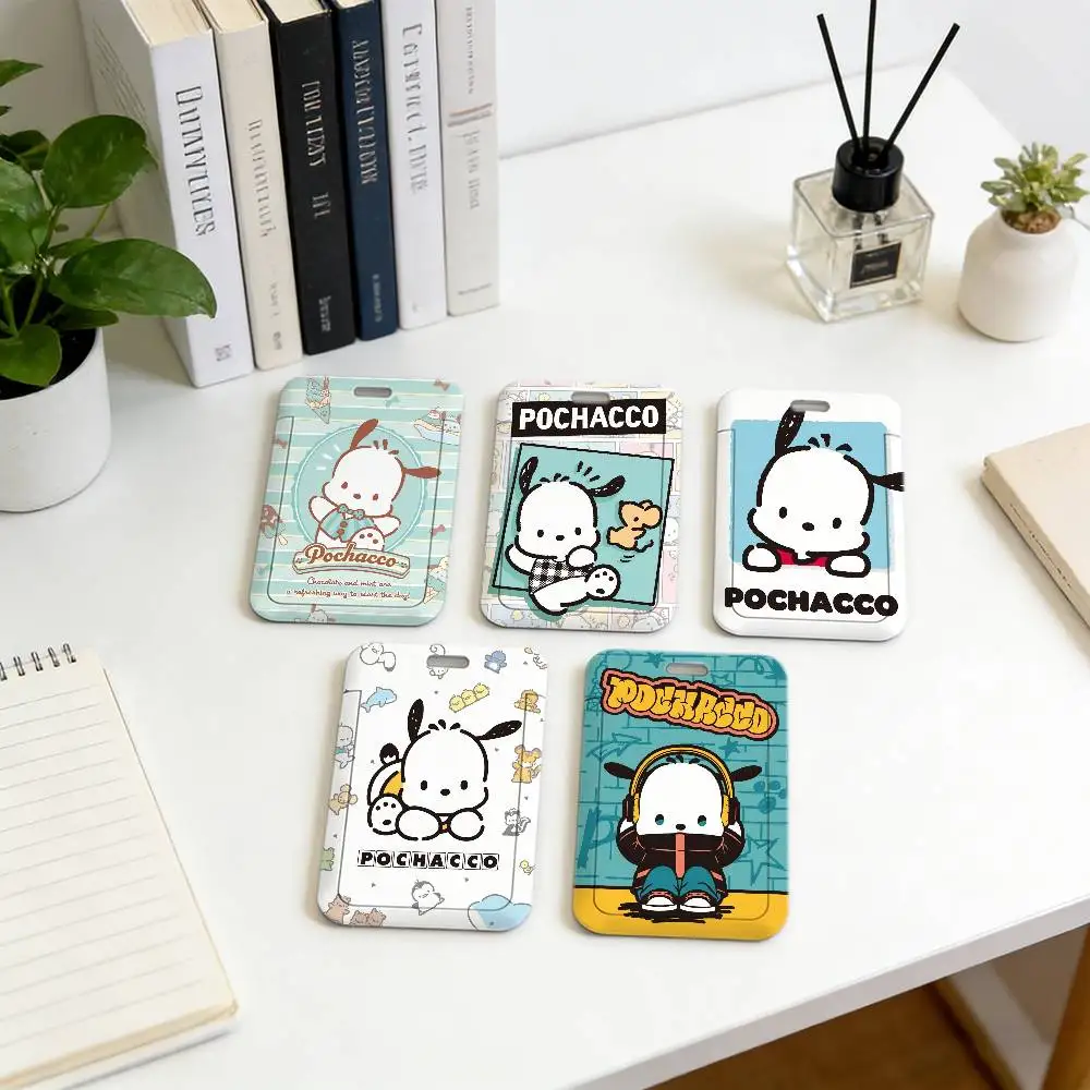 

Значок-роллер SRO p-Pochacco-o Kawaii с мультяшным дизайном, клипсы для одежды, броши с бирками, держатели для именных карт, подарок