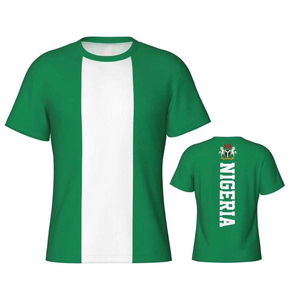 Nigeria Flag Graphic T Shirts Summer New Arrival Nigerian Football Jersey Sports T-shirt Men Women Soccer Team Patriotic Tees