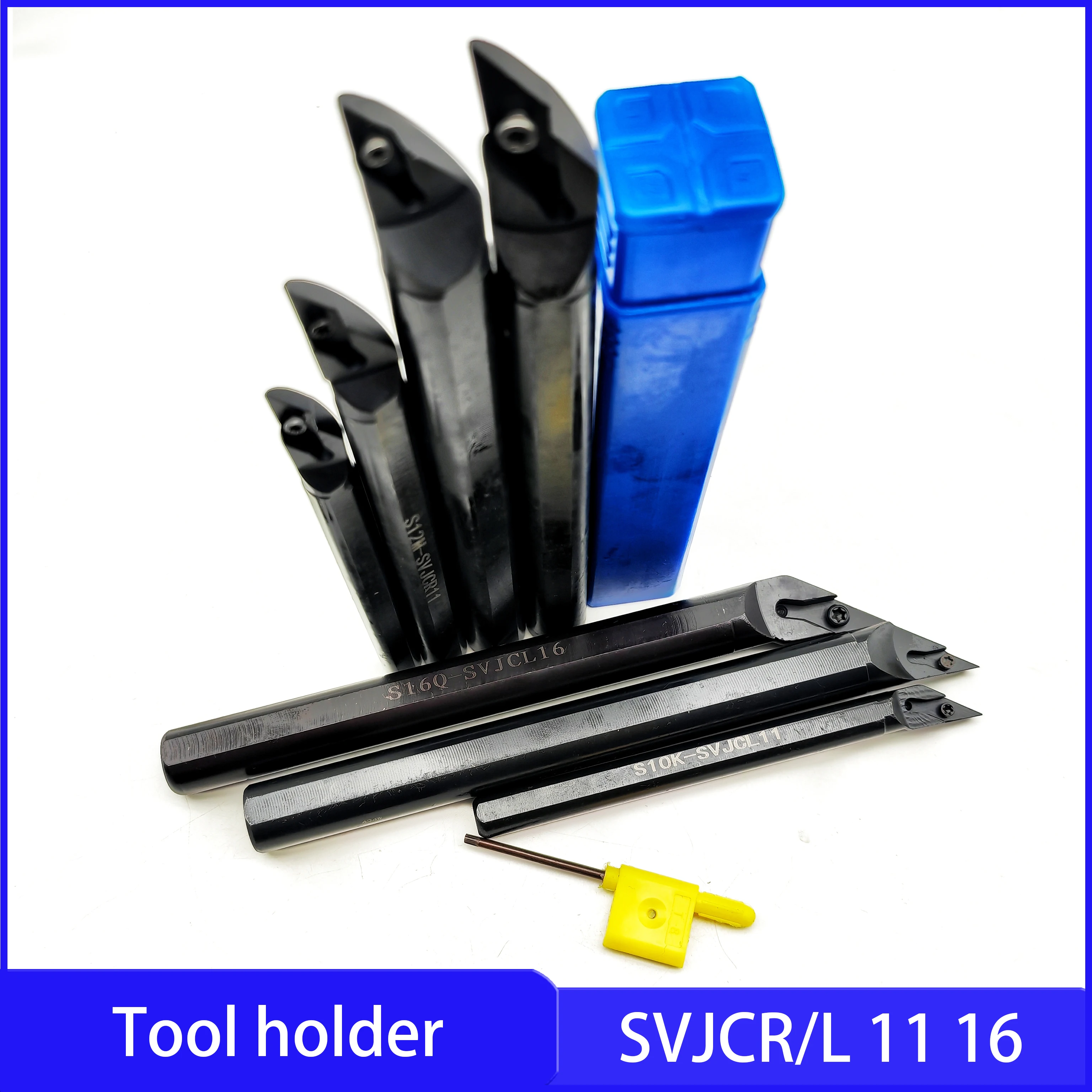 CNC tool holder S10K 12M 16Q 20R 25S-SVJCR SVJCL 11 16 for inner hole machining, suitable for VCMT1103 VCGT1103 VCMT604 VCGT604